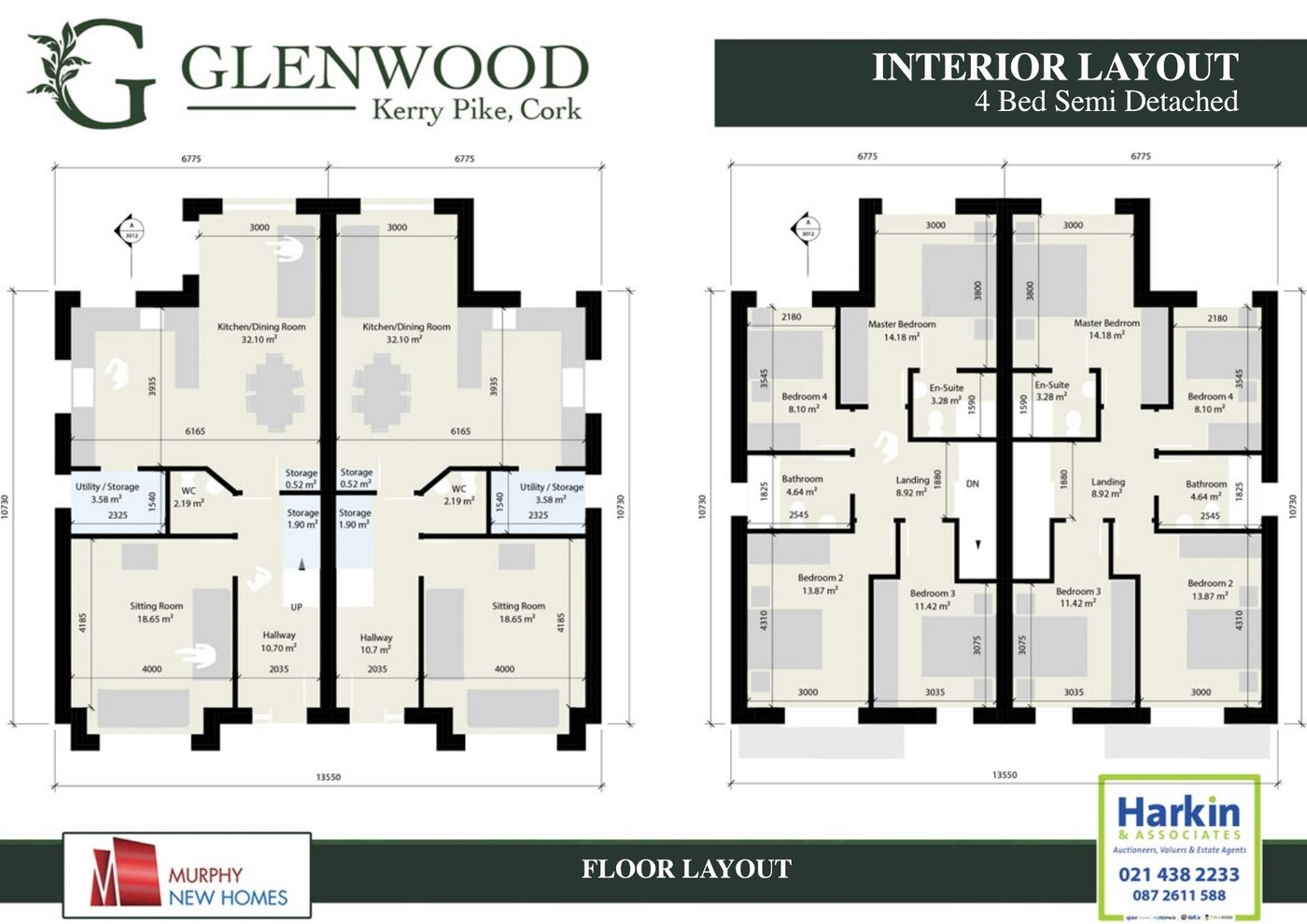 Floor layouts — House Type B2